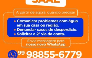 SAAE de Bacabal lanca novo canal de atendimento pelo whatsapp
